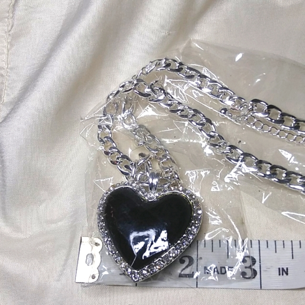 Statement Heart Necklace - Picture 4 of 6